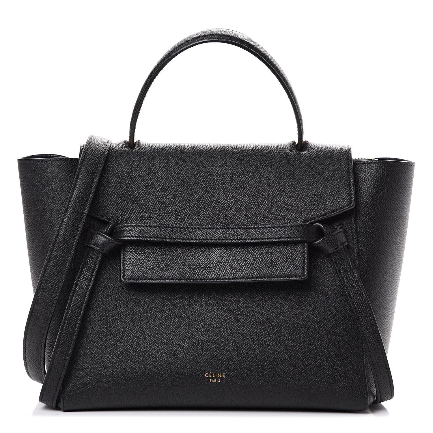 Celine Grained Calfskin Micro Belt Bag Black 1 of 16
