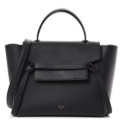 Celine Grained Calfskin Micro Belt Bag Black 1 of 16