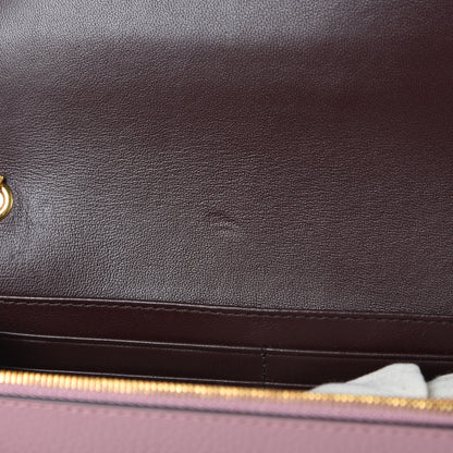 Mulberry Small Classic Grain Calfskin Small Darley Mocha Rose 7 of 12