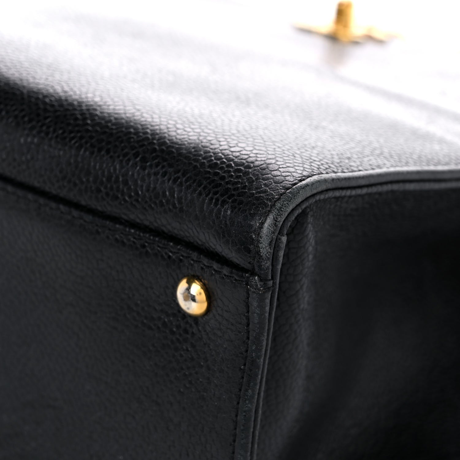 Chanel Caviar Shoulder Bag Black 9 of 22