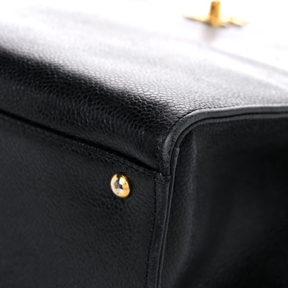 Chanel Caviar Shoulder Bag Black 9 of 22