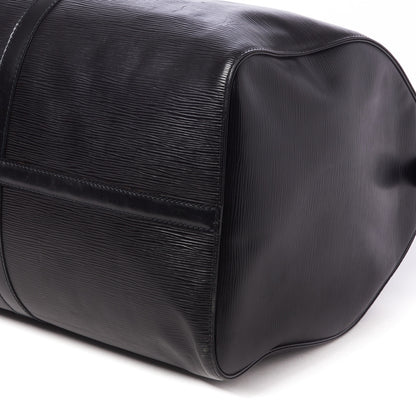 Louis Vuitton Epi Keepall 55 Black 5 of 10