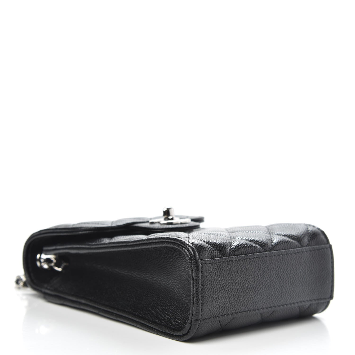 Chanel Caviar Quilted Classic Phone Holder Black 4 of 11