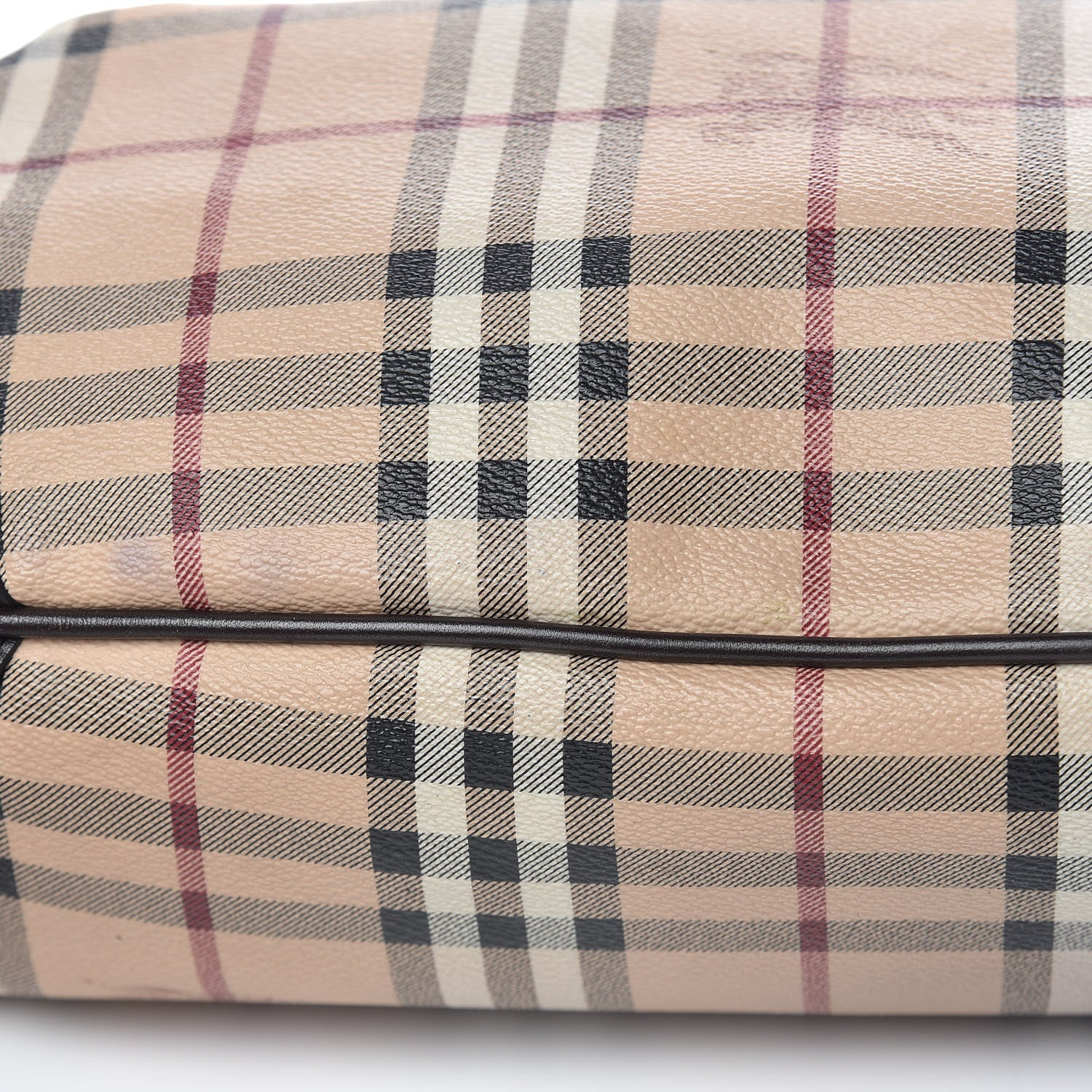 Burberry Haymarket Check Medium Willenmore Hobo Chocolate 9 of 13