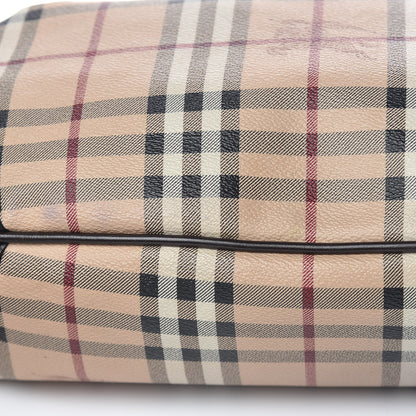 Burberry Haymarket Check Medium Willenmore Hobo Chocolate 9 of 13