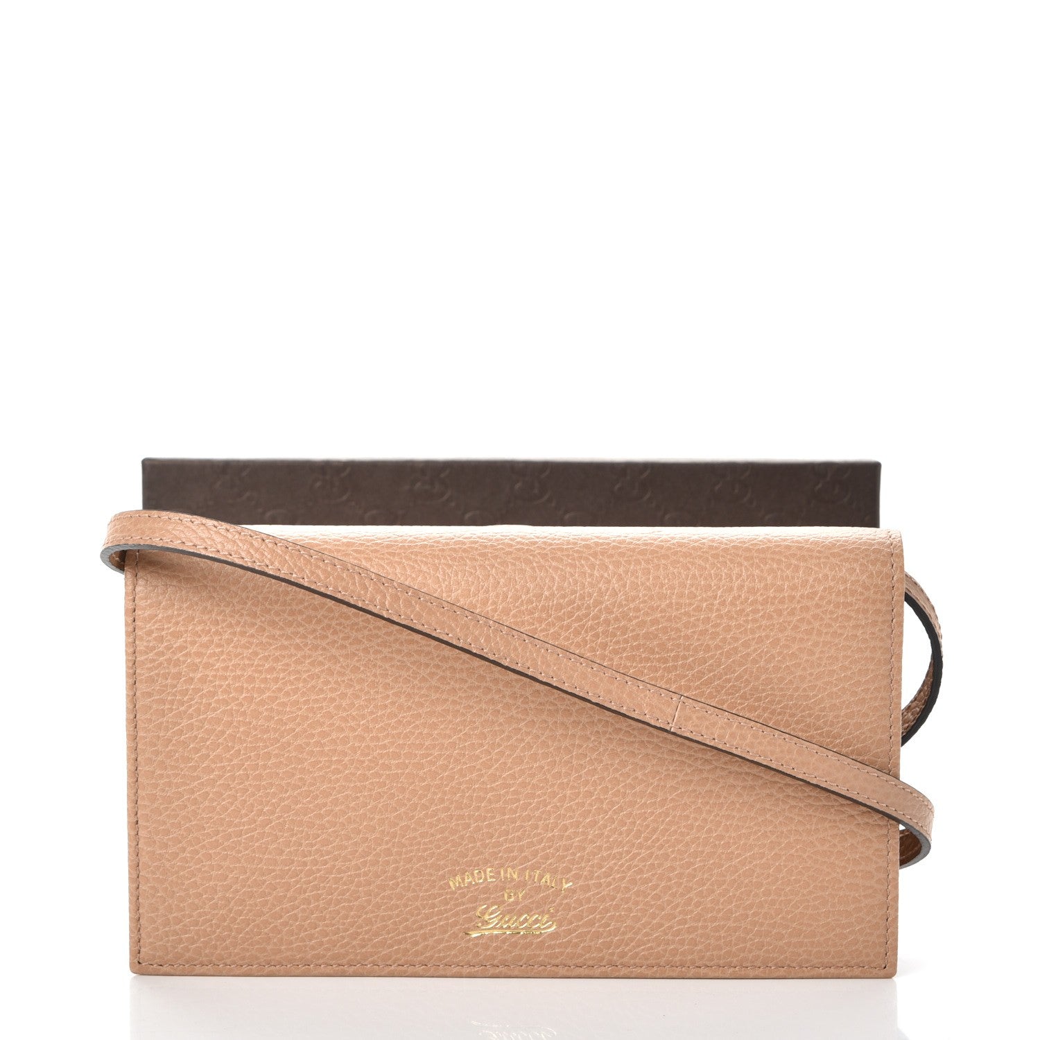 Gucci Dollar Calfskin Mini Swing Wallet Bag Camelia Mineral Blue 9 of 9