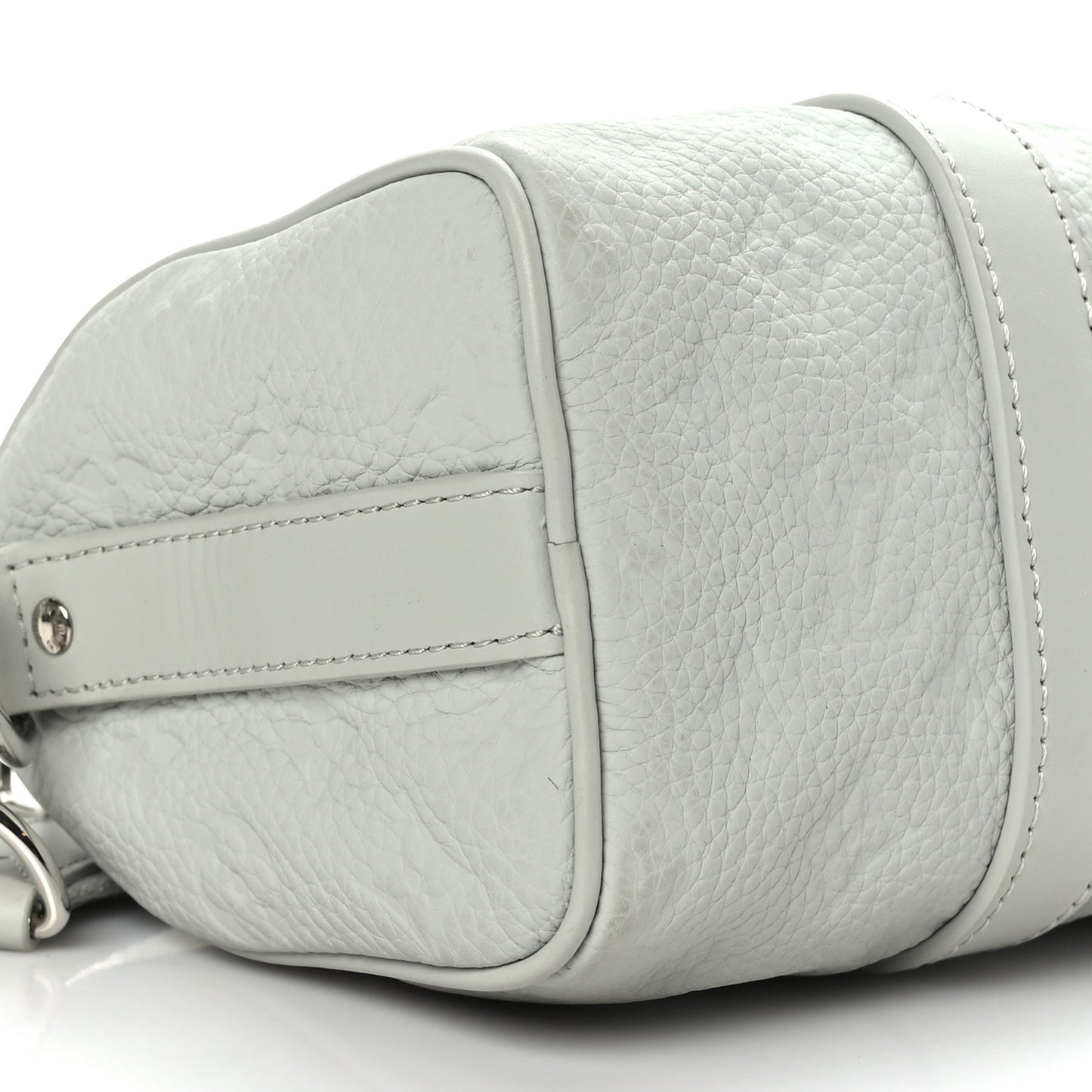 Monogram Taurillon Keepall Bandouliere 25 Mineral Gray