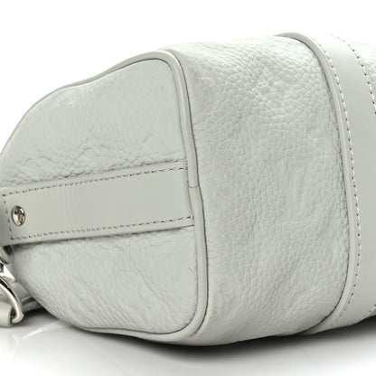 Louis Vuitton Monogram Taurillon Keepall Bandouliere 25 Mineral Gray 7 of 8