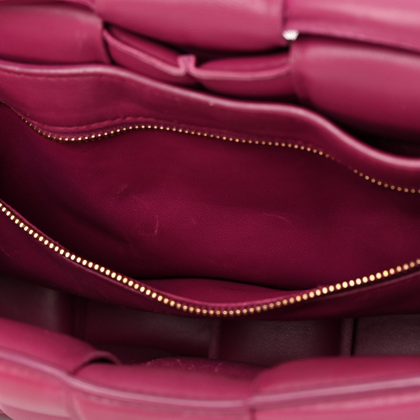 Nappa Maxi Intreccio Padded Cassette Crossbody Bag Cinnabar