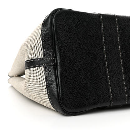 Hermes Toile Buffle Skipper Garden Party 36 MM Tote Black 8 of 16