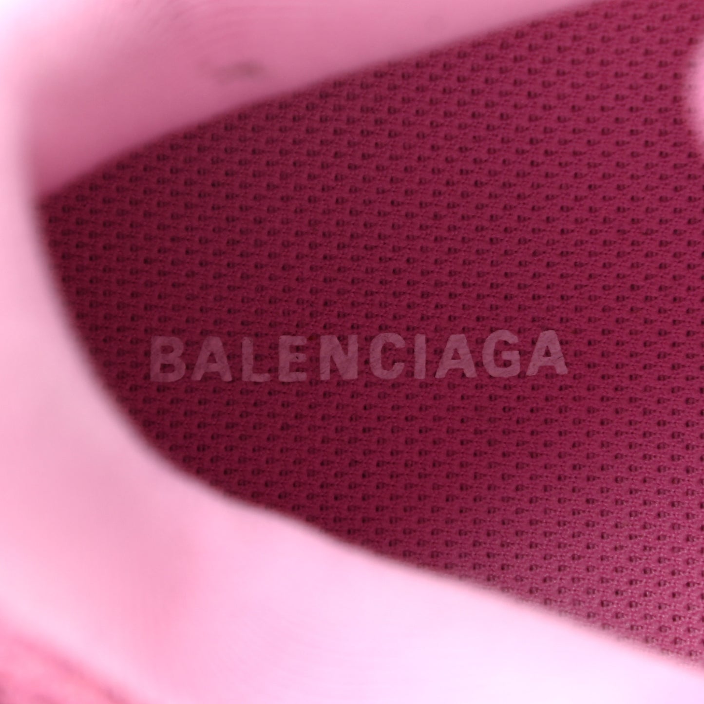 Mesh Nylon Womens Track Sneakers 38 Pink
