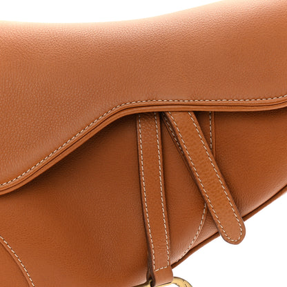 Christian Dior Calfskin Saddle Bag Tan 8 of 11