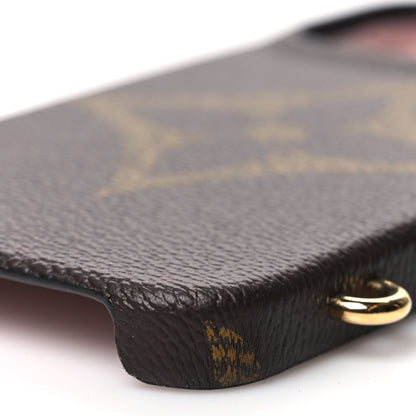 Louis Vuitton Reverse Monogram Giant iPhone 13 Pro Bumper On Strap Pink 10 of 12