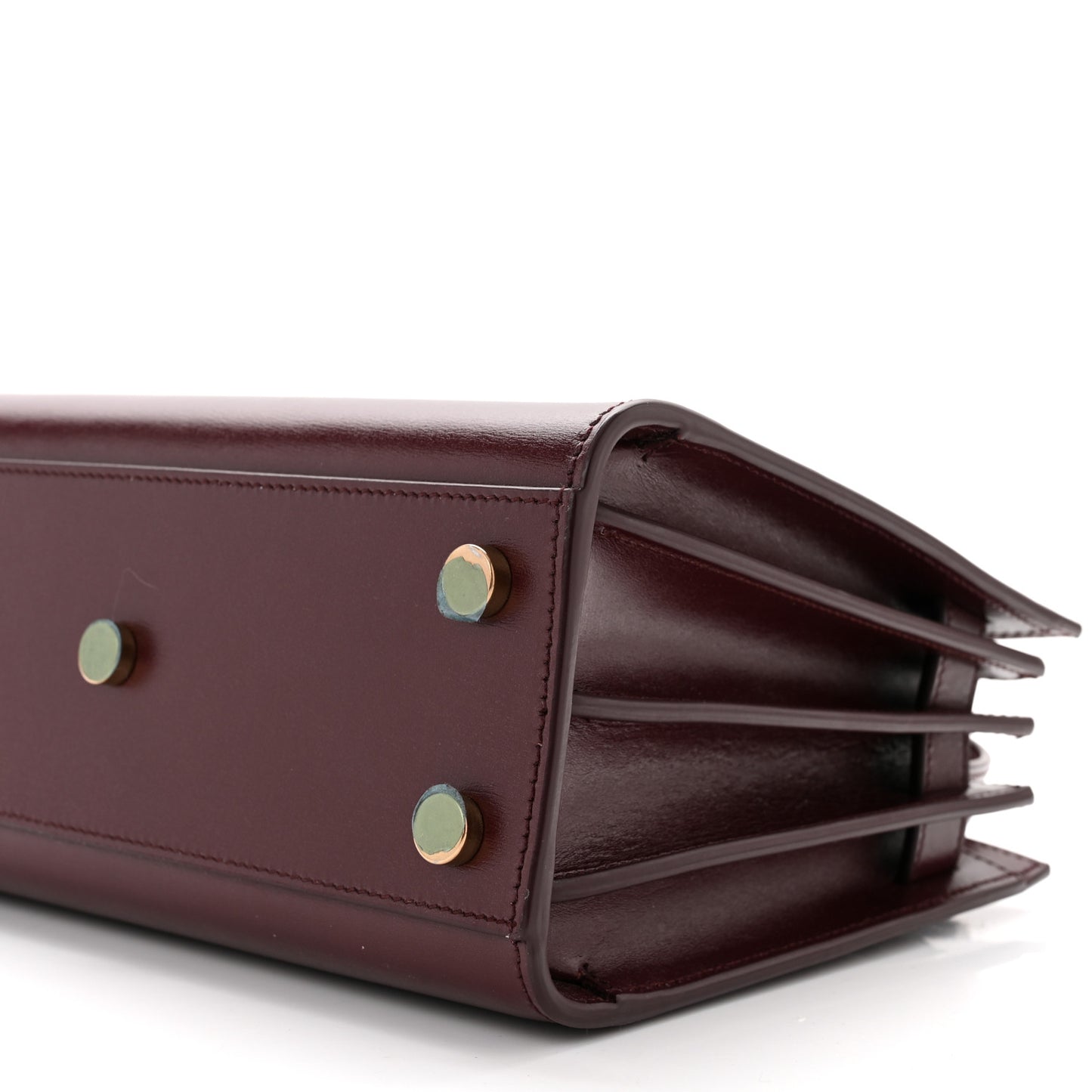 Calfskin Nano Sac De Jour Dark Amaranto