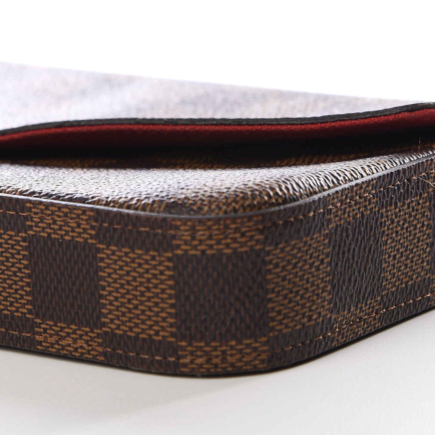 Damier Ebene Pochette Felicie Chain Wallet