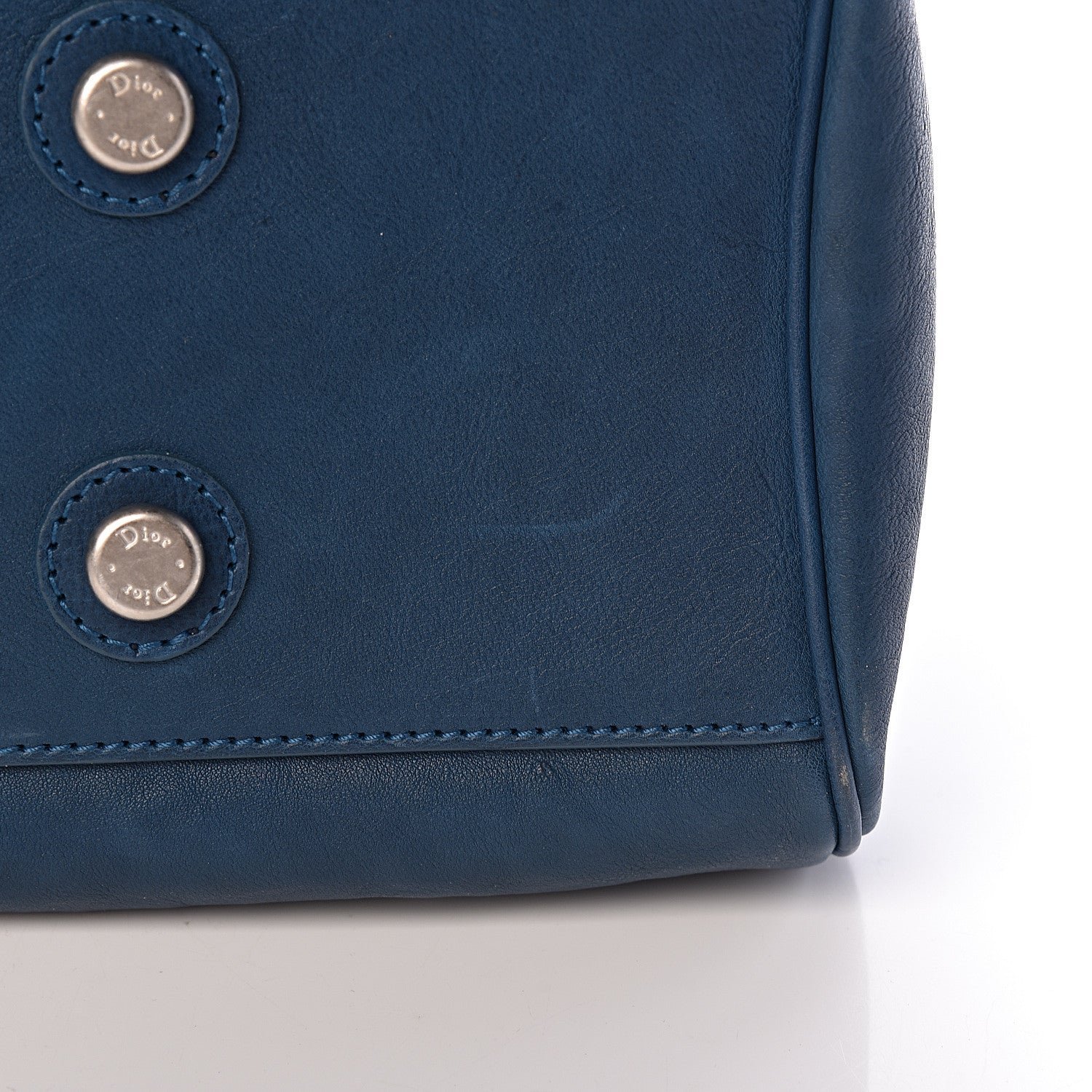 Christian Dior Calfskin Medium My Dior Satchel Turquoise 10 of 11