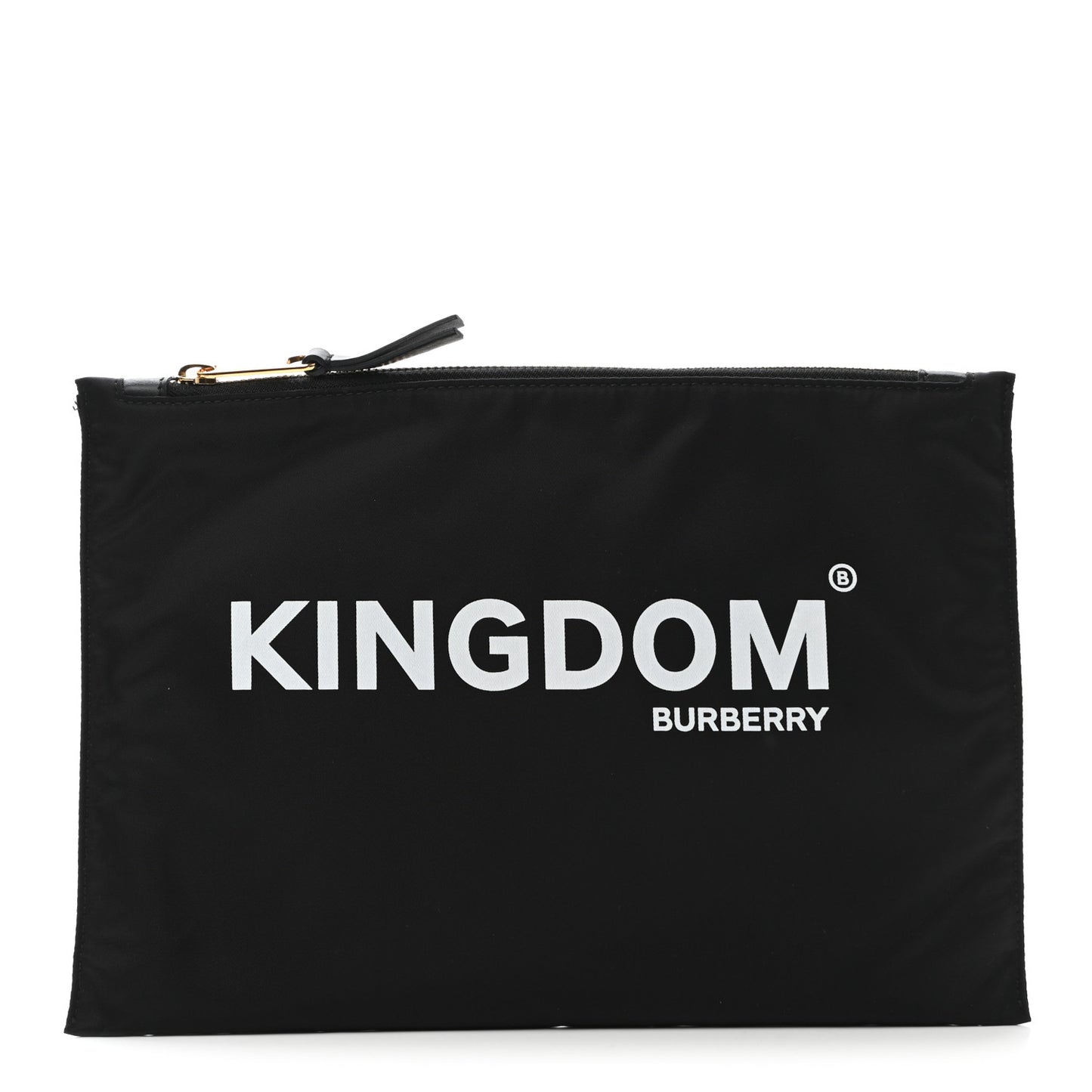 Nylon Kingdom Flat Pouch Black