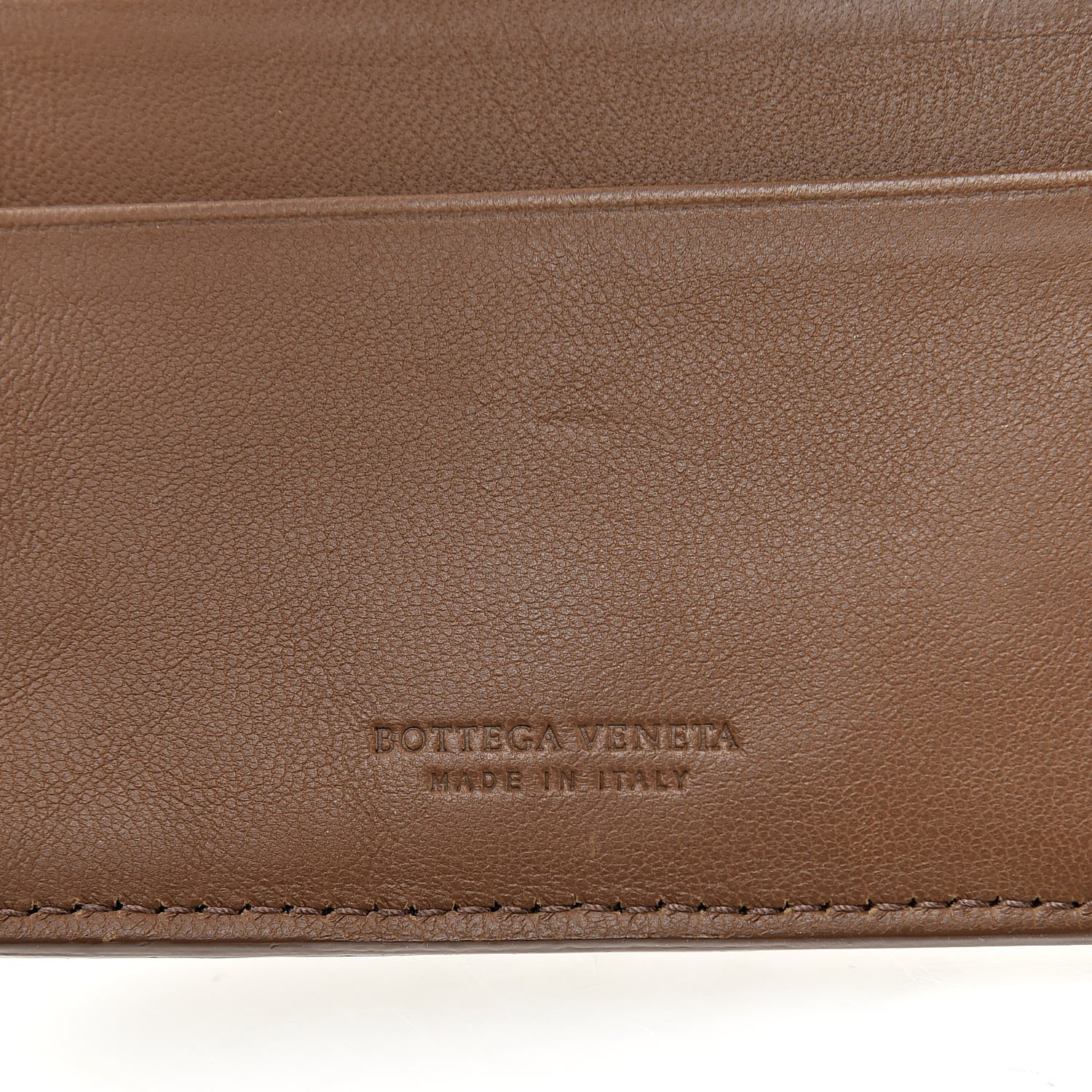 Bottega Veneta Nappa Intrecciato French Compact Wallet Maple 6 of 14