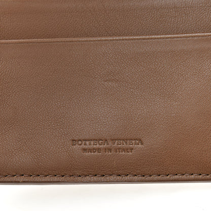 Bottega Veneta Nappa Intrecciato French Compact Wallet Maple 6 of 14