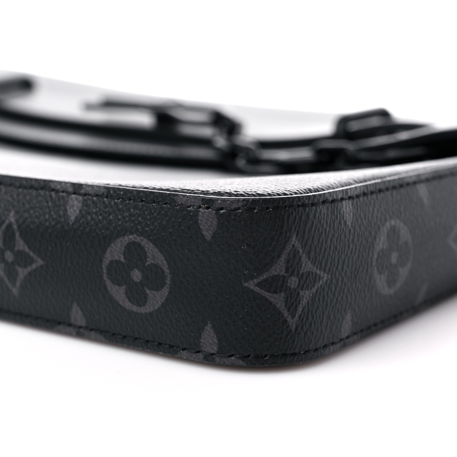 Louis Vuitton Monogram Eclipse Pochette Steamer 8 of 13