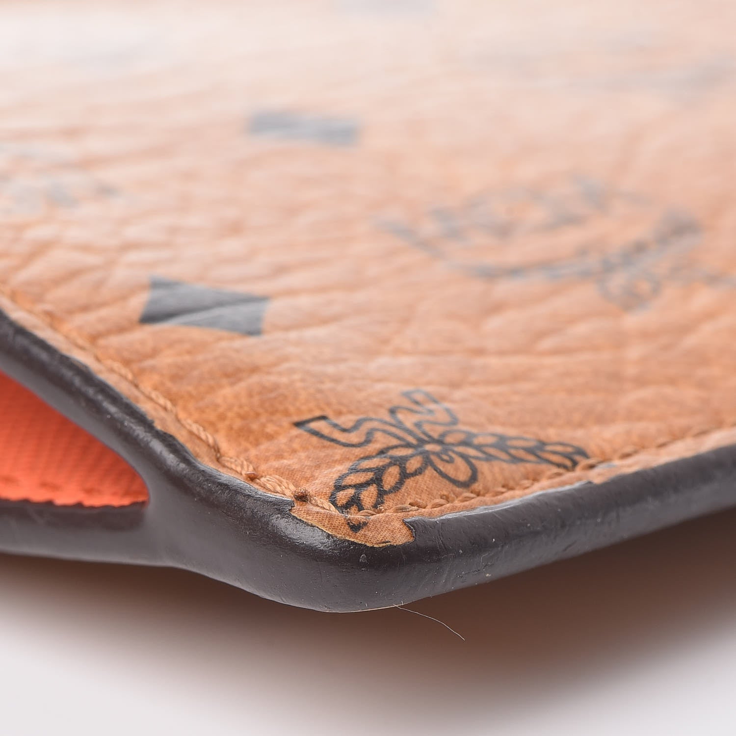 MCM Visetos Key Pouch Cognac 10 of 14