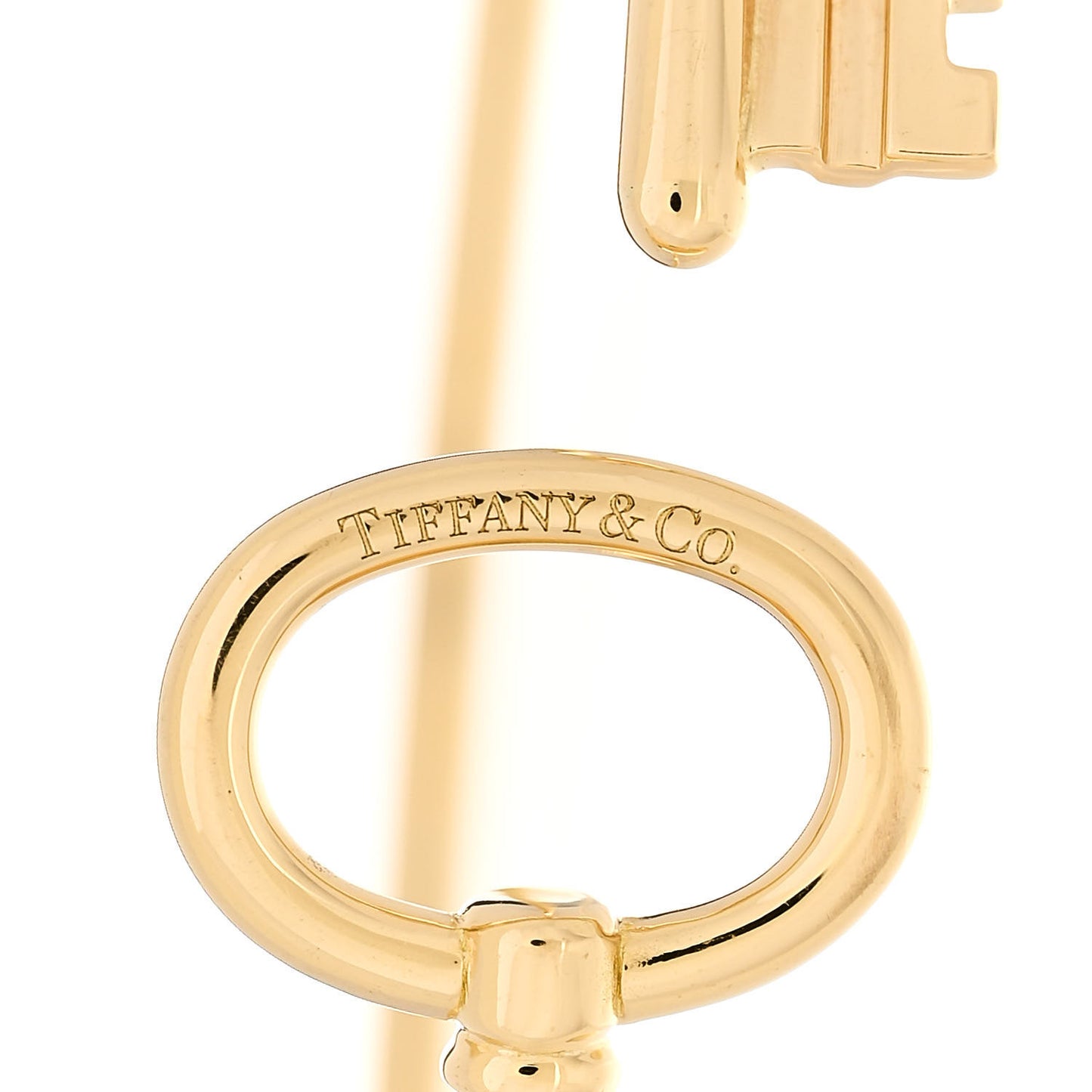 18K Yellow Gold Keys Wire Bracelet