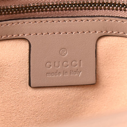 Gucci Calfskin Matelasse Small GG Marmont Shoulder Bag Porcelain Rose 7 of 8