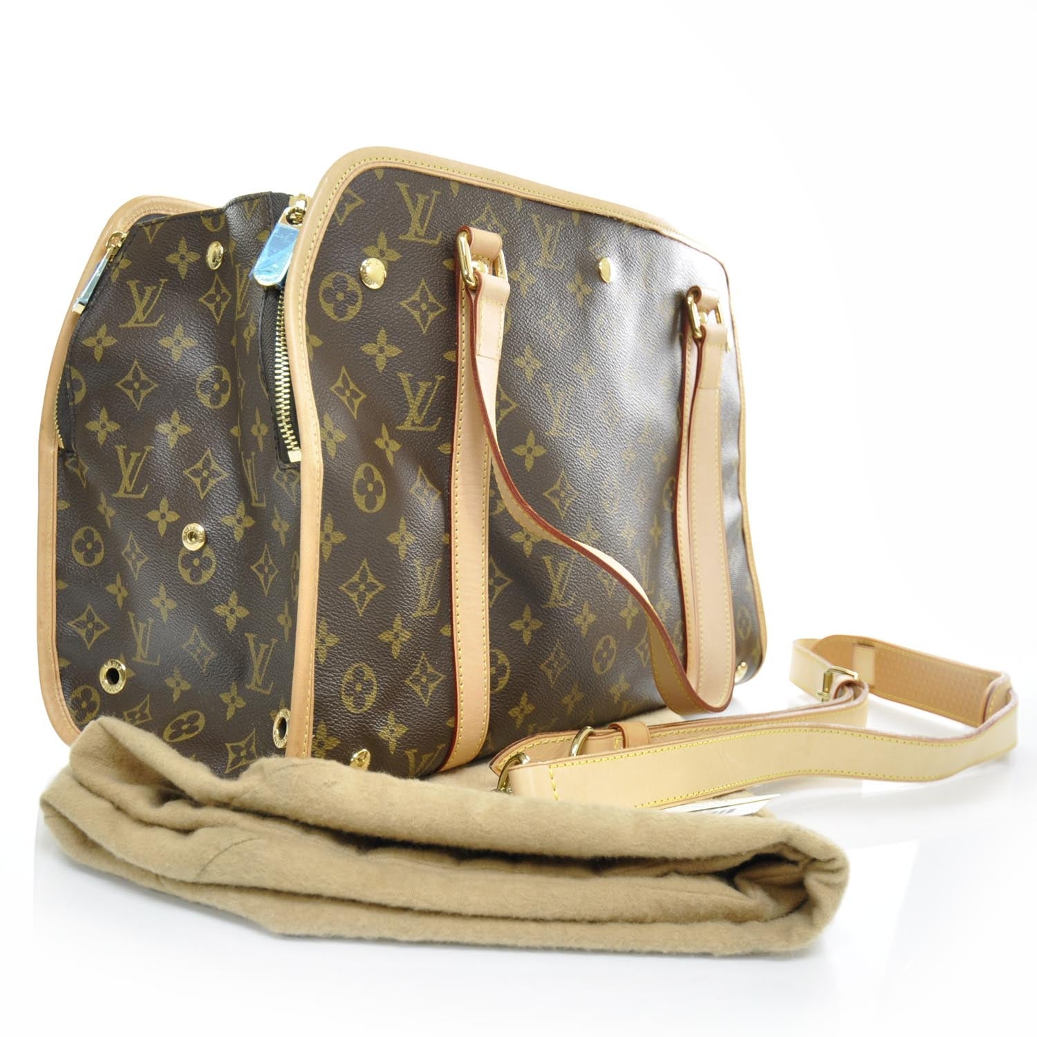 Louis Vuitton Monogram Baxter PM Dog Pet Carrier 2 of 9