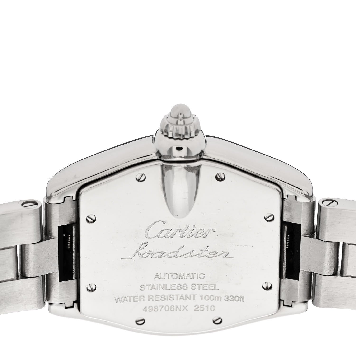 Cartier Stainless Steel 37mm Roadster Automatic Watch 4 of 6