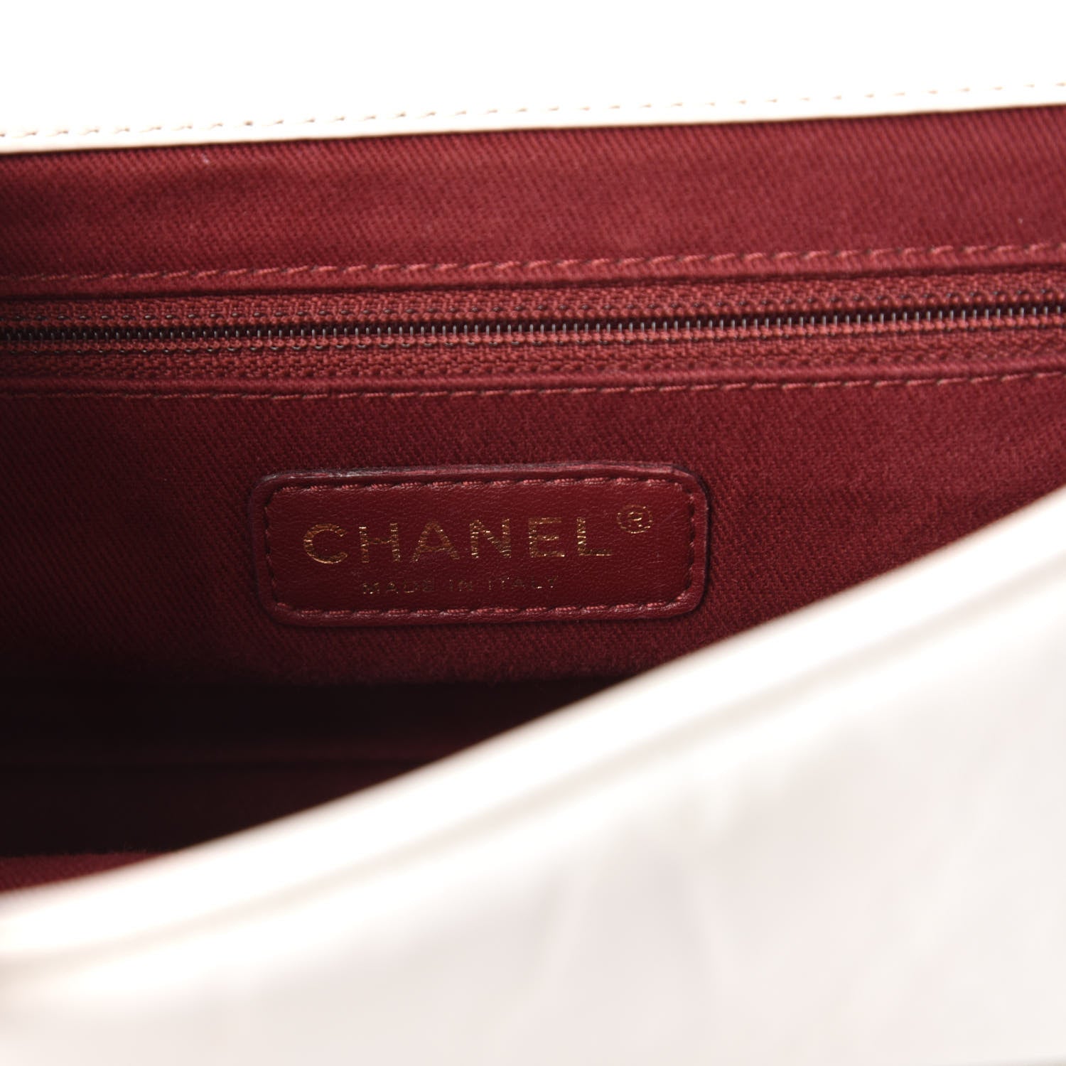 Chanel Aged Calfskin Quilted Small Pondichery Flap White 8 of 10