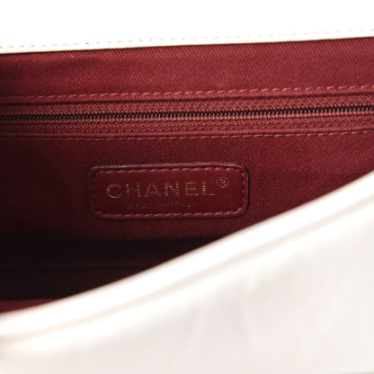 Chanel Aged Calfskin Quilted Small Pondichery Flap White 8 of 10