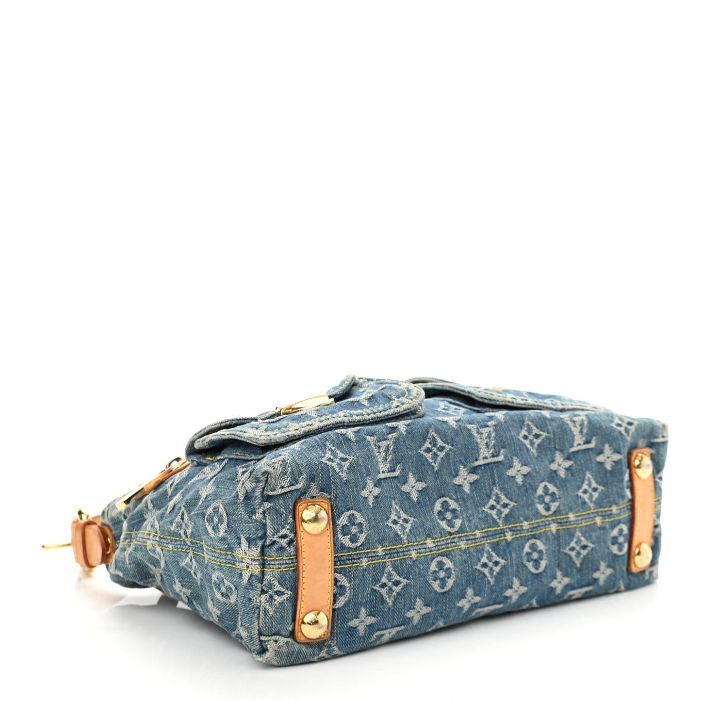 Monogram Denim Baggy PM Blue