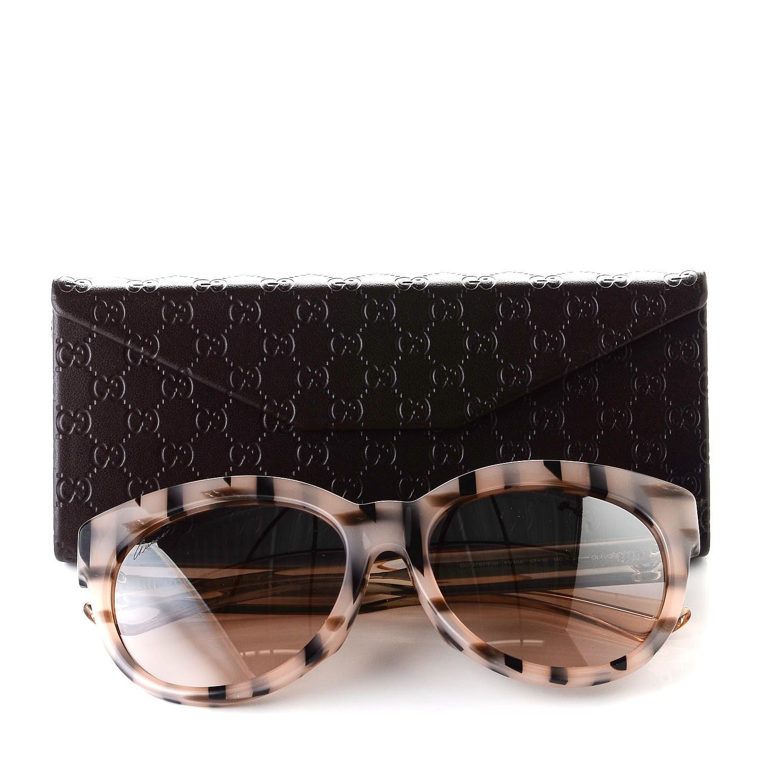 Gucci Cat Eye GG3757/F/S Sunglasses Black Pink 14 of 14