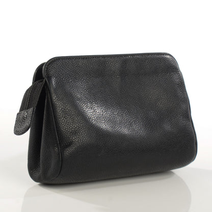 Chanel Caviar Timeless CC Cosmetic Pouch Black 4 of 10