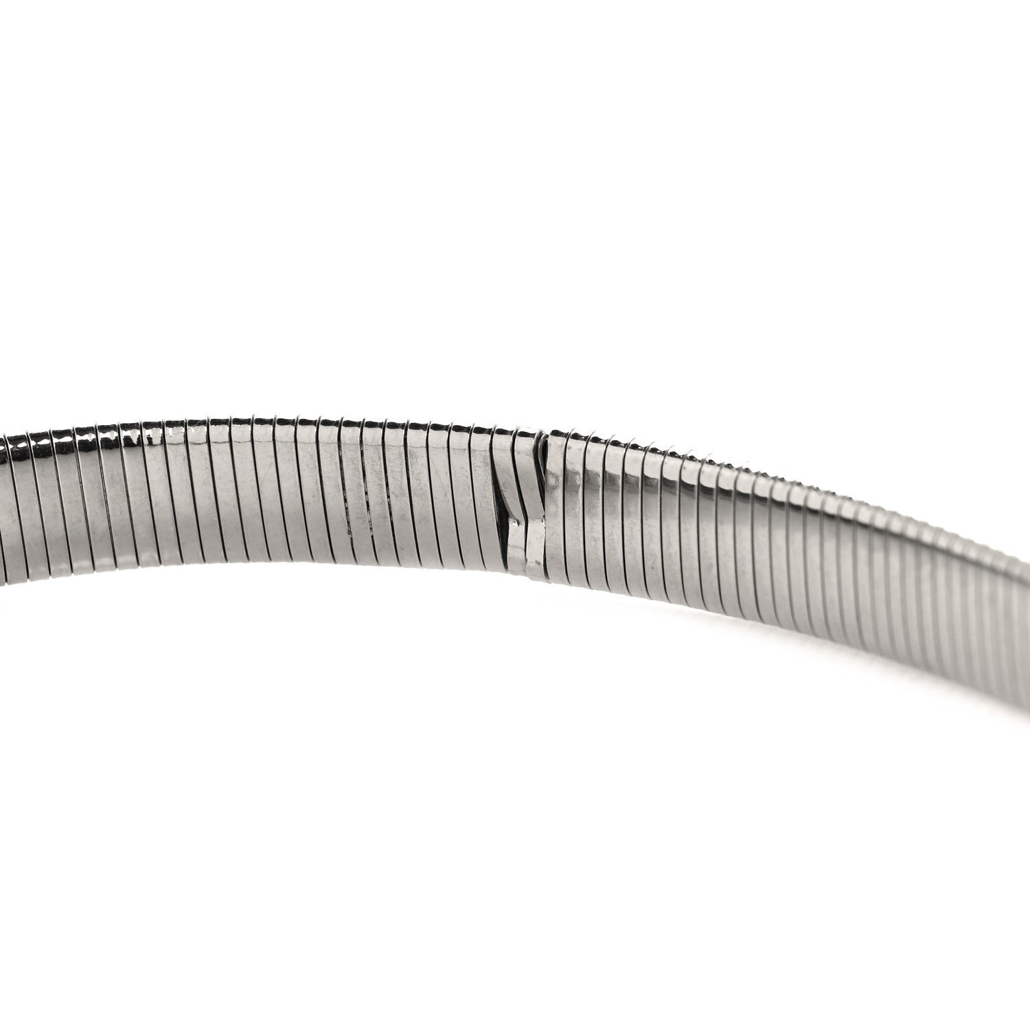 Chanel Metal CC Snake Belt Silver 5 of 5