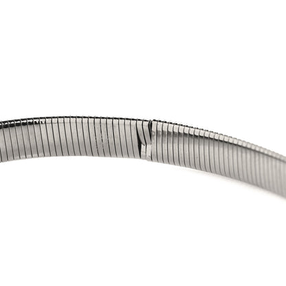 Chanel Metal CC Snake Belt Silver 5 of 5