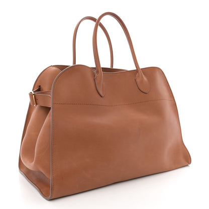 The Row Polished Saddle Calfskin Soft Margaux 15 Cuir 3 of 11