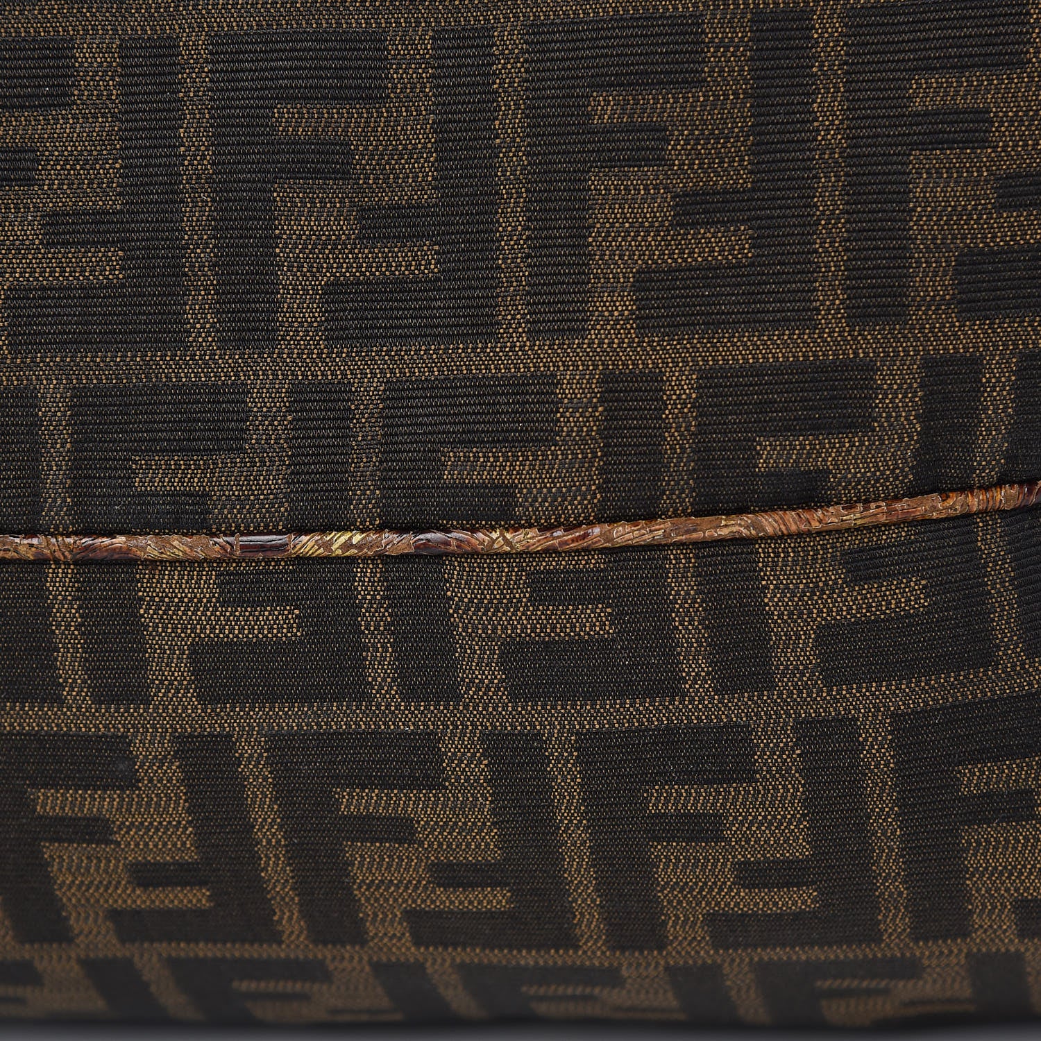 Fendi Zucca Nappa Nuvolata Vitello Tortuga Spy Tobacco Moro 11 of 17