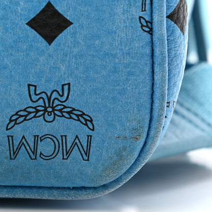 MCM Visetos Mini Stark Backpack Blue 12 of 21
