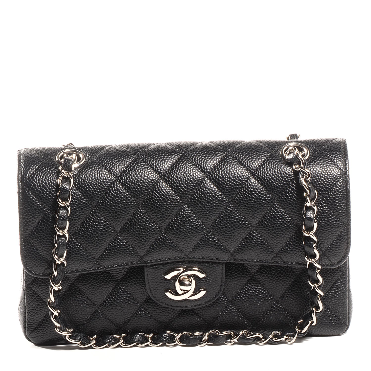 Chanel Caviar Quilted Small Double Flap Black 1 of 9