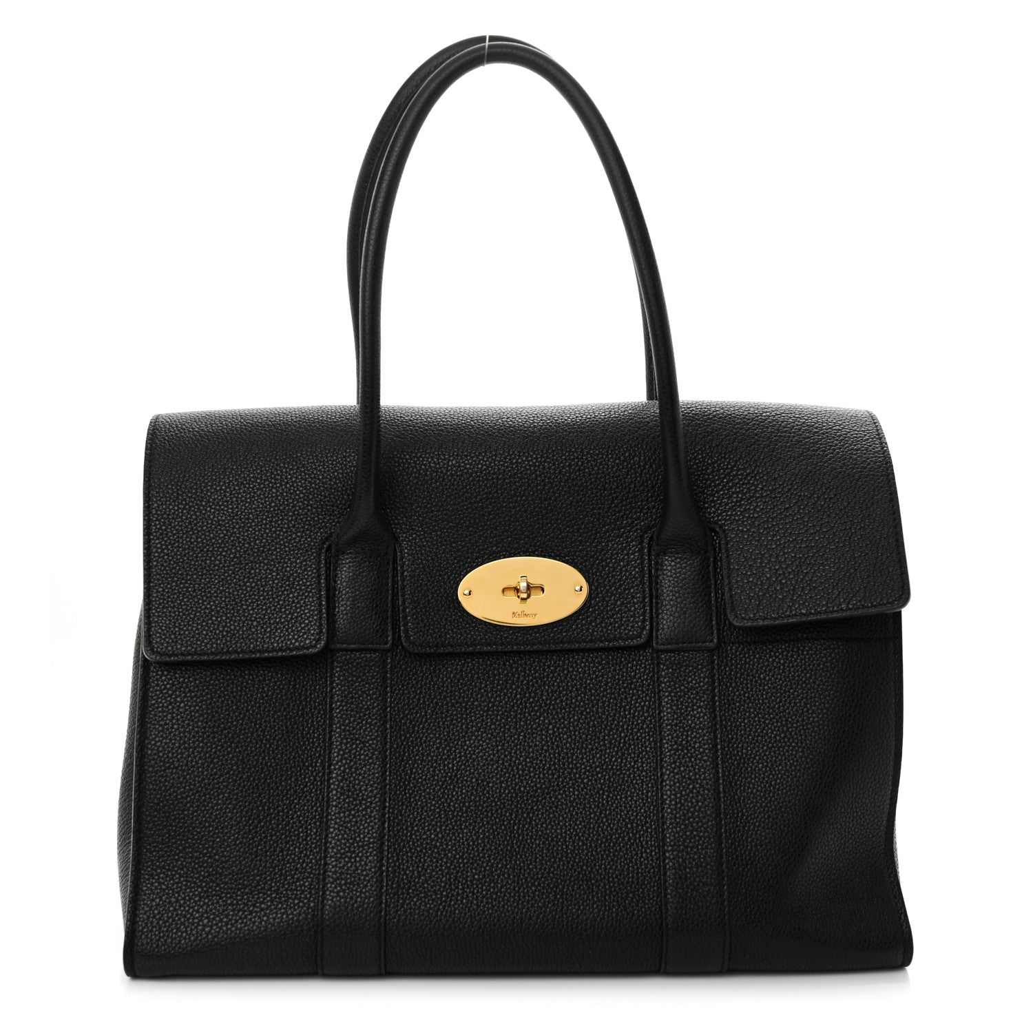 Mulberry Small Classic Grain Bayswater Black 1 of 14