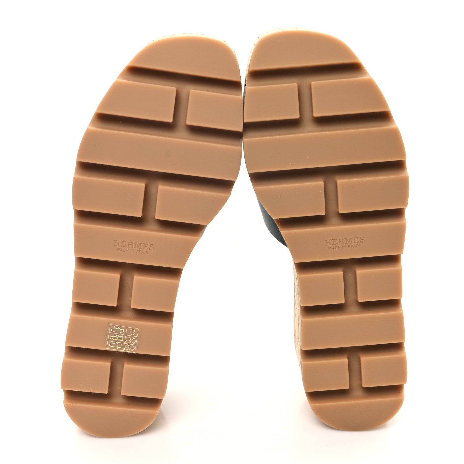 Hermes Calfskin Cork Eze 30 Sandals 35 Black 5 of 10