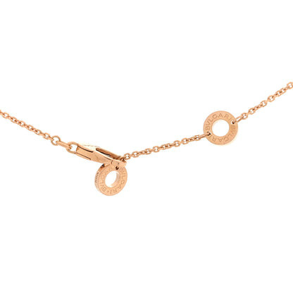 Bulgari 18K Rose Gold Diamond Mother of Pearl Small Divas' Dream Pendant Necklace 4 of 4