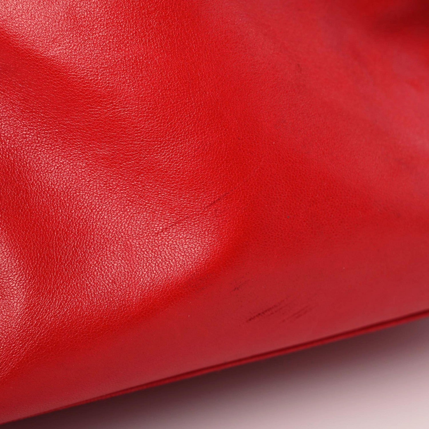 Chanel Lambskin CC Drawstring Shoulder Bag Red 16 of 22