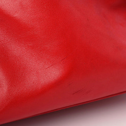 Chanel Lambskin CC Drawstring Shoulder Bag Red 16 of 22