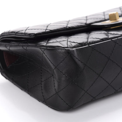 Chanel Aged Calfskin Quilted 2.55 Reissue 225 Flap Black 7 of 11