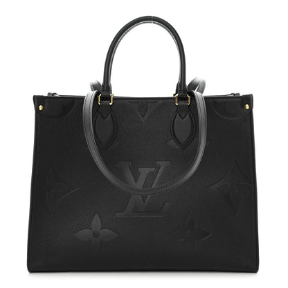 Louis Vuitton Empreinte Monogram Giant Onthego MM Black 1 of 10