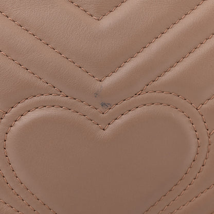 Gucci Calfskin Matelasse Medium GG Marmont Shoulder Bag Porcelain Rose 11 of 11
