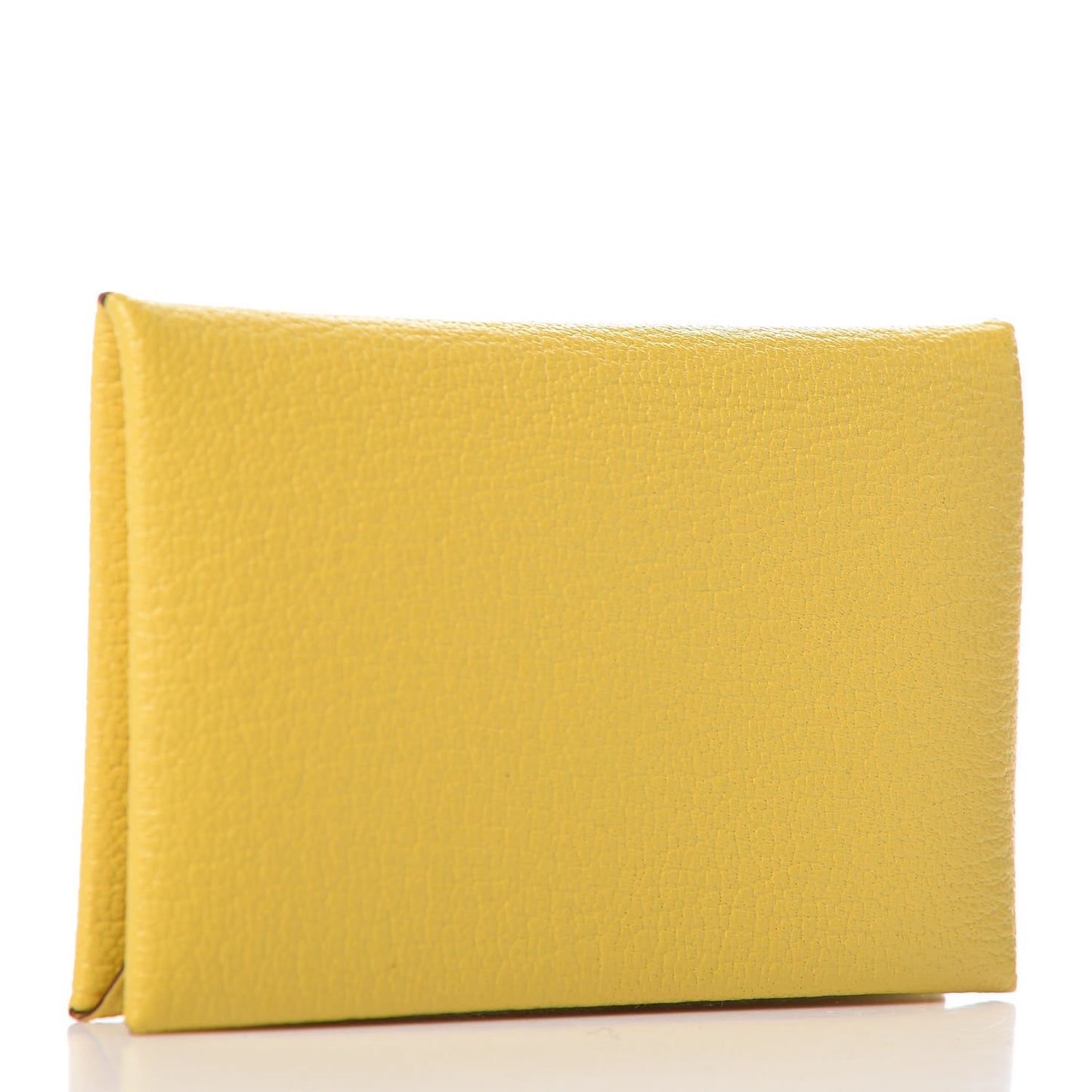 Chevre Mysore Calvi Card Case Jaune De Naples
