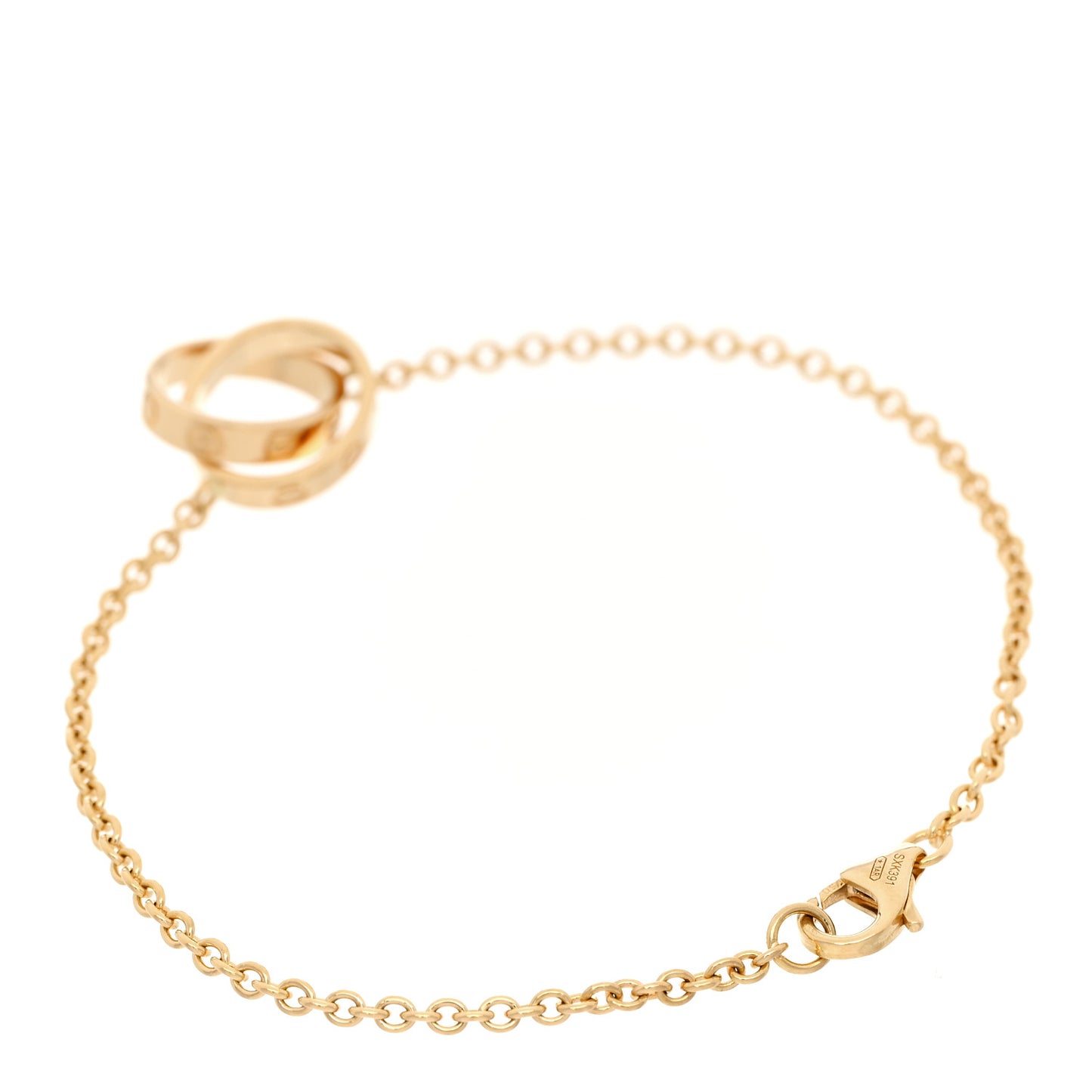 18K Yellow Gold Interlocking LOVE Bracelet